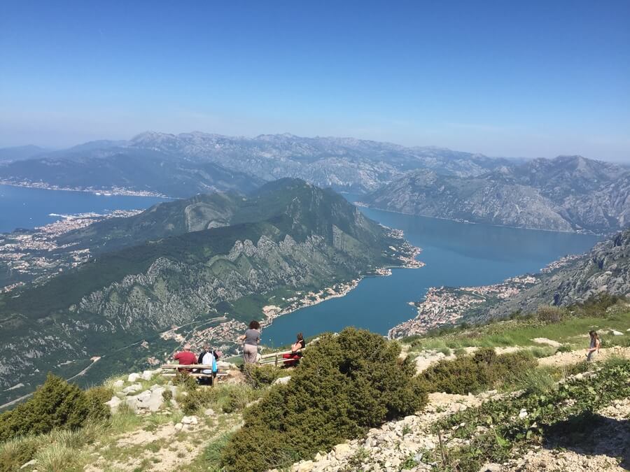 View of the Bay of Kotor from  Lovćen National Park