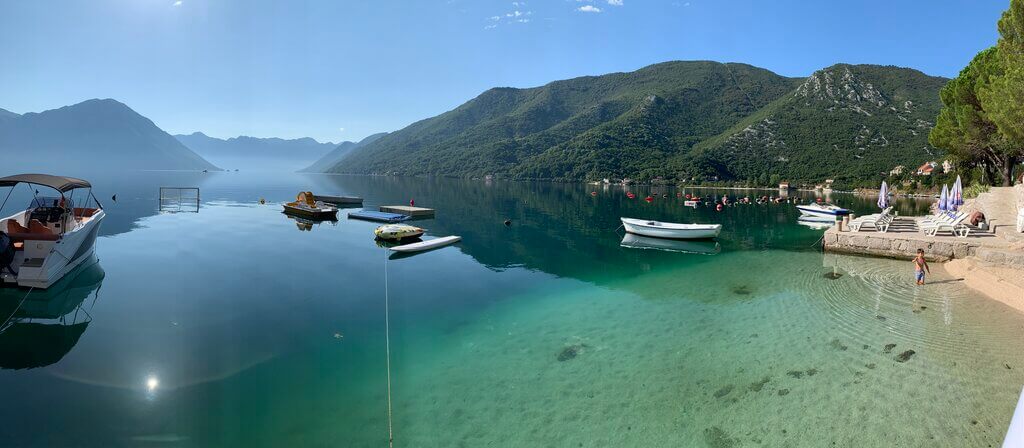 Bay of Kotor beach