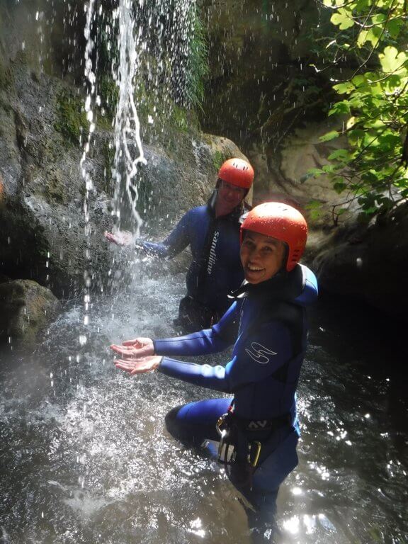 Canyoning in Montenegro Canyon Drenovsnica waterfall