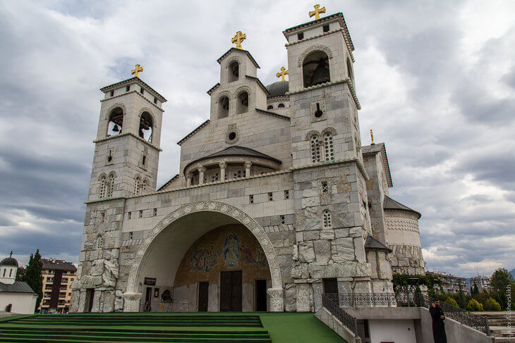 Cathedral Of The Resurrection Of Christ in Podgorica, Montenegro
