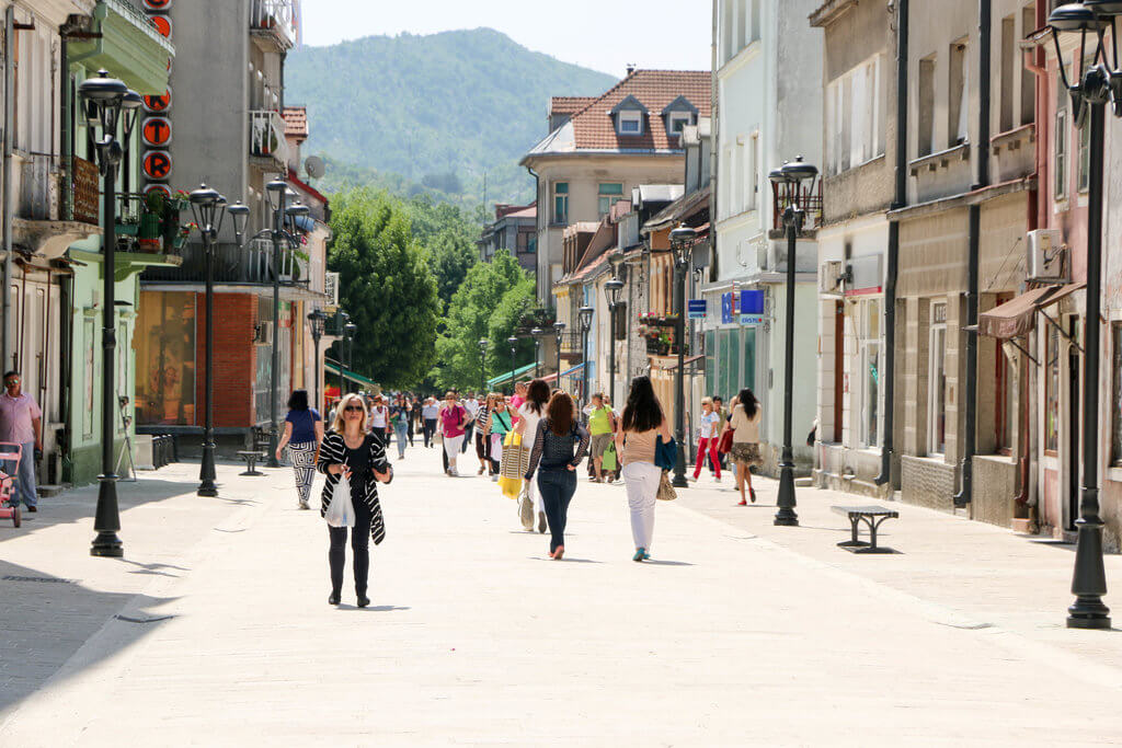 The main street of Cetinje, Montenegro. Visitor's guide to the best of Cetinje and Montenegro.