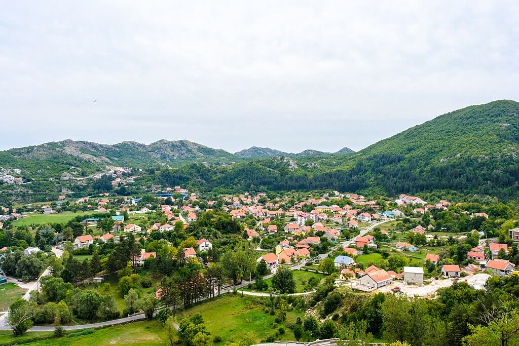 View of Cetinje from Orlov Krs. Visitor's guide to the best of Cetinje and Montenegro.