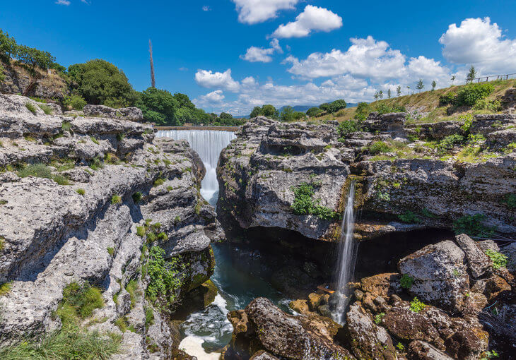 Montenegro's Niagara Falls on the Cijevna River is one of the best things to do in Podgorica, Montenegro.