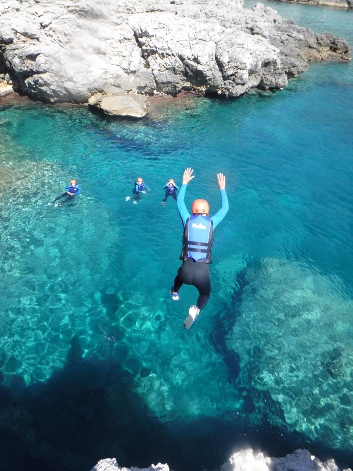 Wolfs Cove jump Coasteering in Montenegro is a fun and fast-paced adventure on the Montenegro coast.