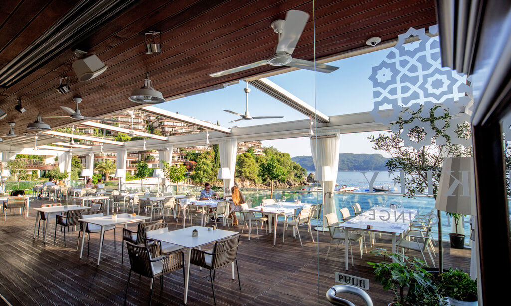 Dukley Beach Lounge Dukley Hotel and Resort review. Is this the best hotel on the Budva Riviera in Montenegro?