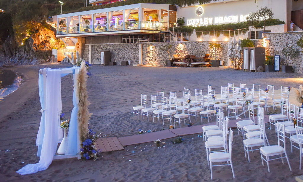 Dukley beach wedding Dukley Beach Lounge, Budva, Montenegro