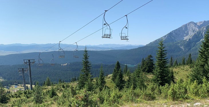 View of Žabljak See some of Montenegro’s most stunning mountain scenery as you drive the Durmitor Ring and find out about the locals’ secret swimming hole.