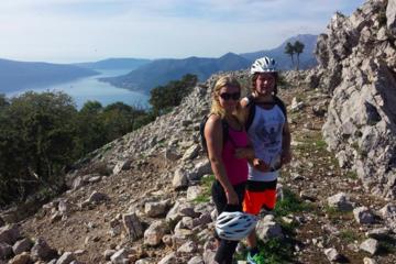 Cyclists on Vrmac Ridge Montenegro tours