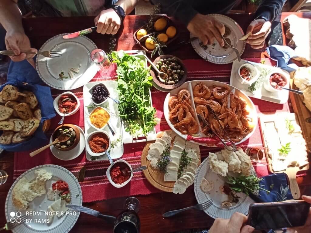 Lustica Peninsula Tour lunch