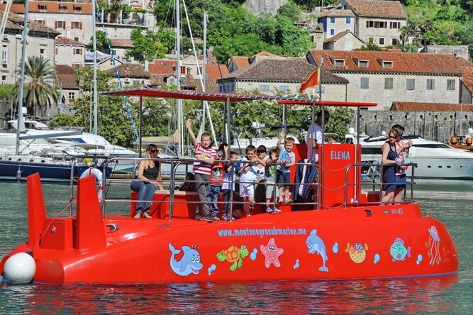 The semi-submarine is one of the best Kotor tours for families with young kids. Forget the boring tours and hours in a van, take them on something they'll really love!