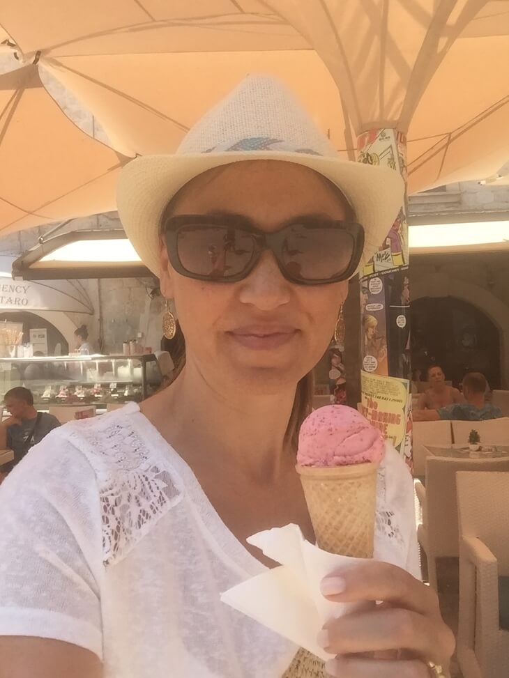Ice cream in Kotor