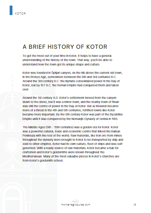 Self Guided Walking Tour Of Kotor Montenegro Like No Other!