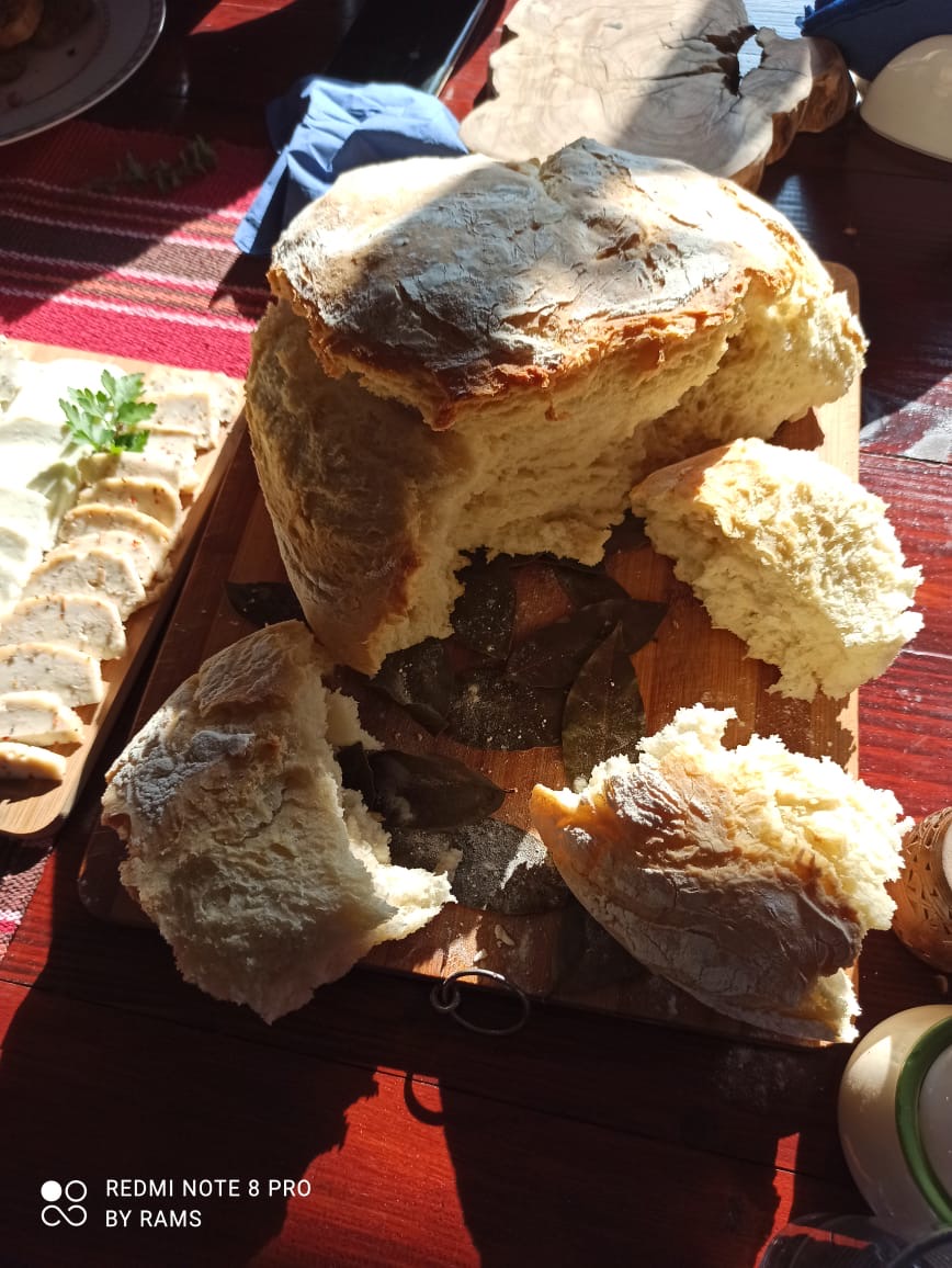 Lustica Peninsula Tour homemade bread