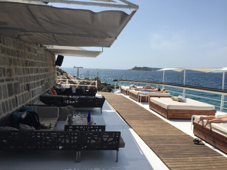 Ribarsko Selo sun beds Lustica Ribarsko Selo