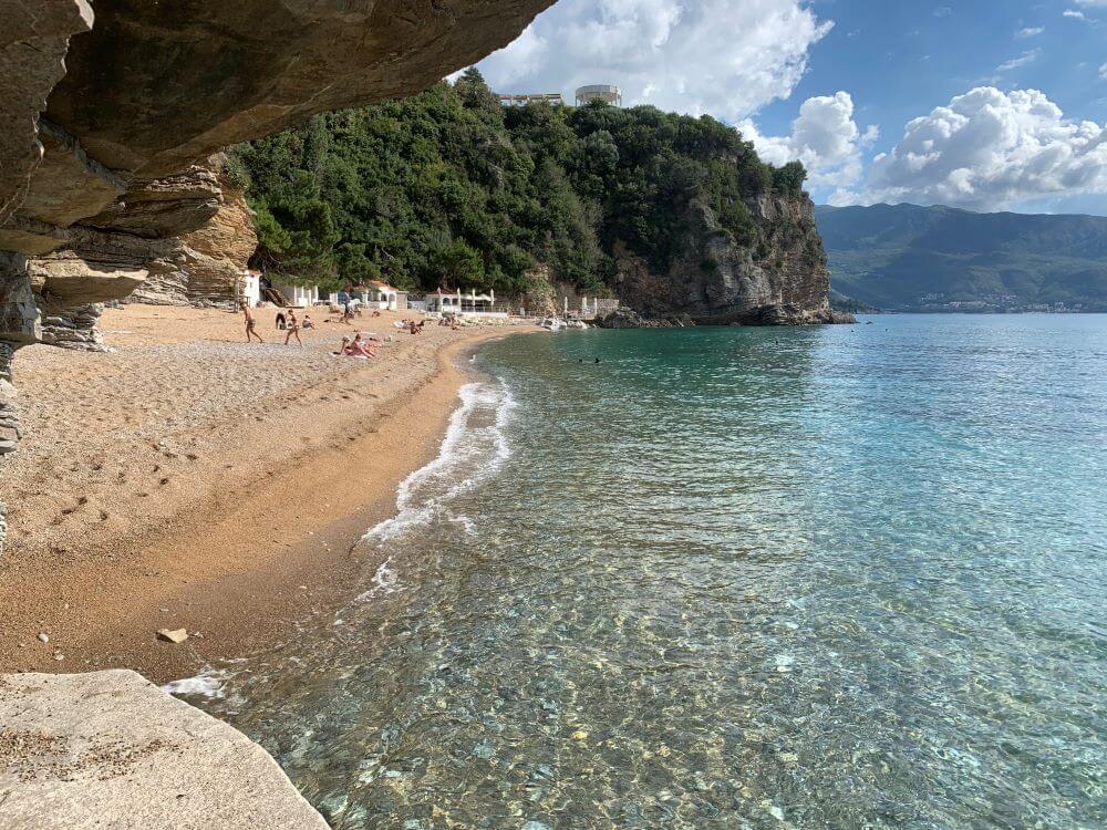 Mogren Beach, Budva, Montenegro Mogren Beach, Budva, Montenegro