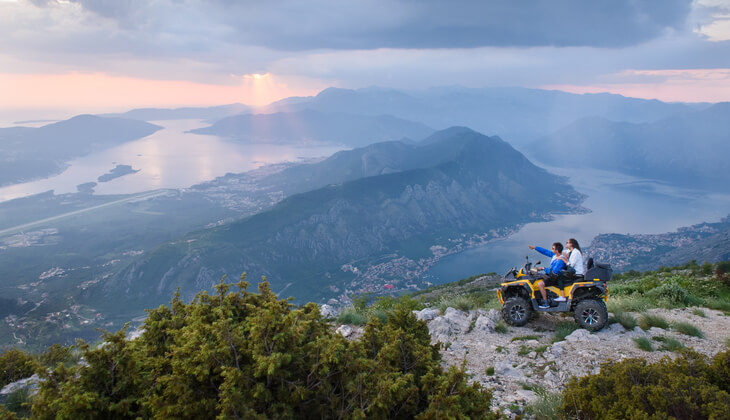 An ATV tour in Montenegro is a thrilling way to see the country's wild beauty.