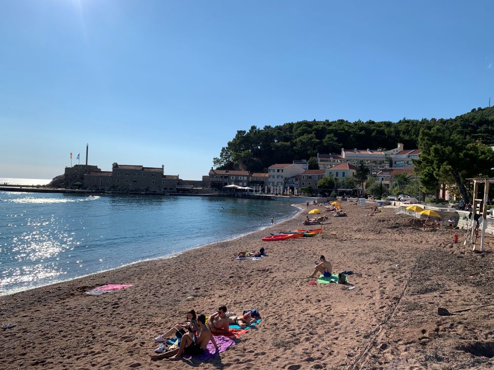 Petrovac Beach, Montenegro Petrovac Beach, Montenegro