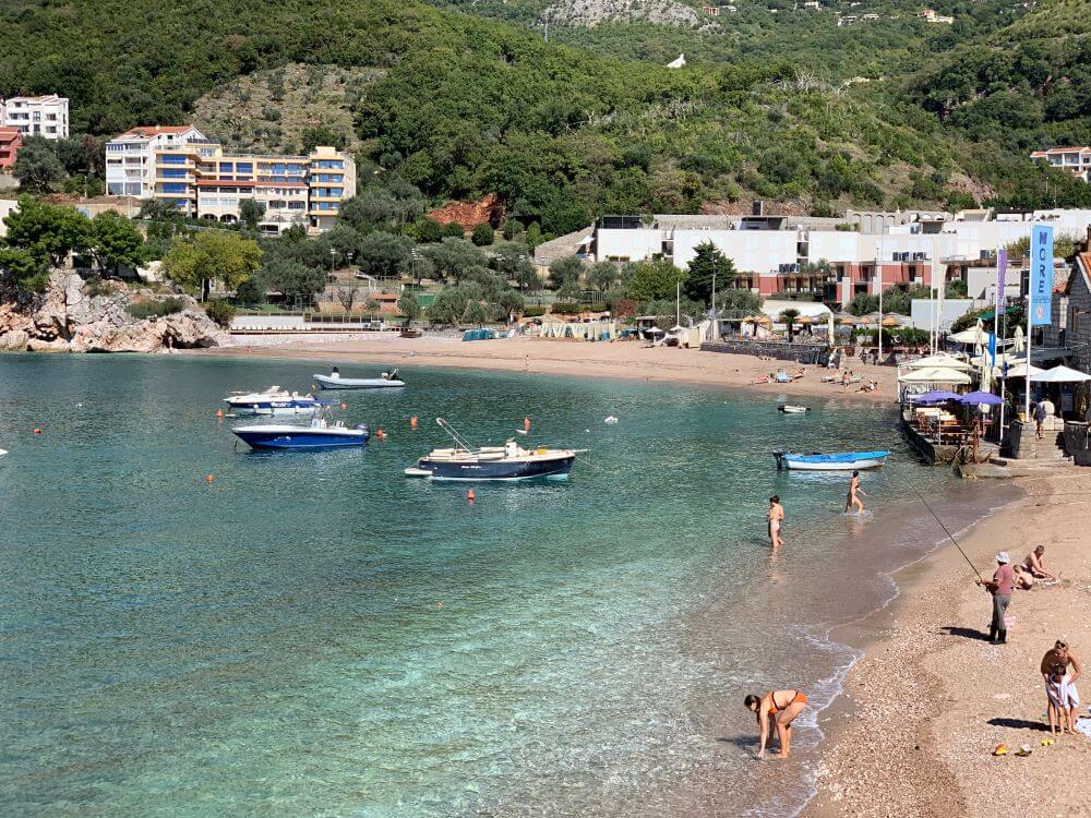 Przno Beach, Montenegro Przno Beach, Montenegro