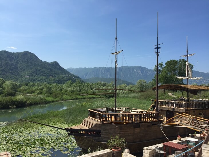 Silistrija boat restaurant in Virpazar, the gateway to beautiful Skadar Lake. Lake Skadar National Park: Best Things to Do