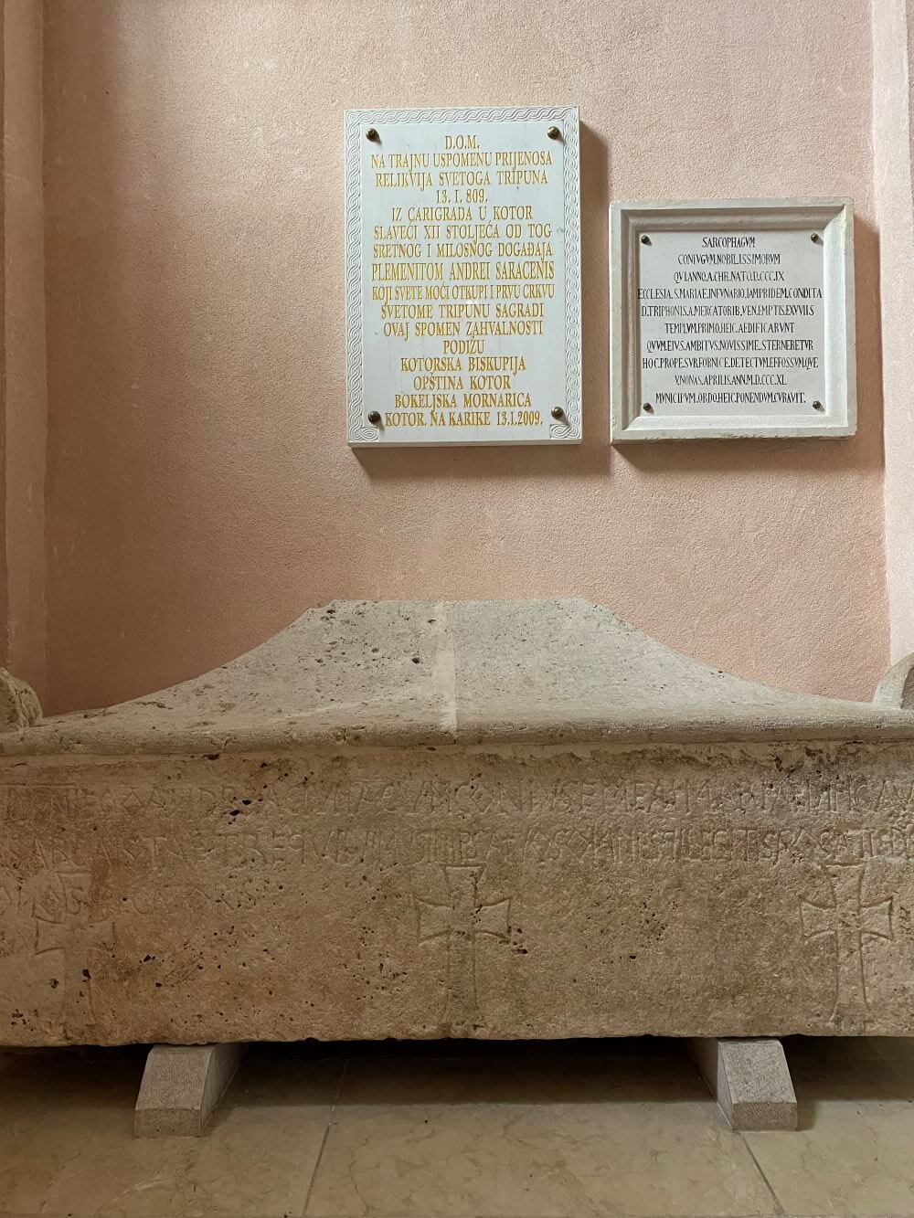 St Tryphon Cathedral Sarcophagus