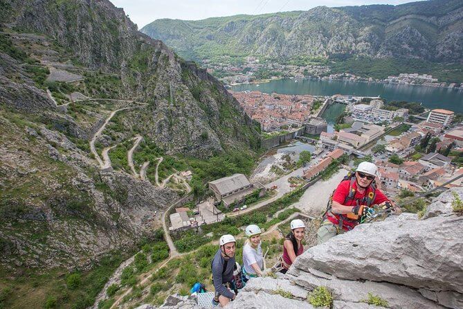Via ferrata in the Bay of Kotor, Montenegro Via ferrata in the Bay of Kotor, Montenegro
